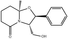 [2S-(2Α,3Β,8AΒ)]-(+)-六氢-3-(羟甲基)-8A-甲基-2-苯基-5H-噁唑并[3,2-A]吡啶-5-酮