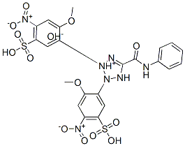 2,3-bis(2-methoxy-4-nitro-5-sulfophenyl)-5-((phenylamino)carbonyl)-2H-tetrazolium hydroxide