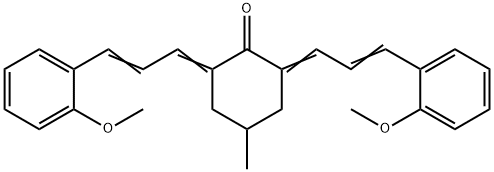 Cyclohexanone, 2,6-bis[3-(2-methoxyphenyl)-2-propenylidene]-4-methyl-