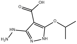 1H-Pyrazole-4-carboxylicacid,3-hydrazino-5-(1-methylethoxy)-(9CI)