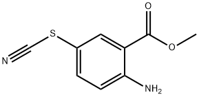 Benzoic acid, 2-amino-5-thiocyanato-, methyl ester (9CI)