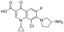 3-Quinolinecarboxylic acid, 7-(3-aMino-1-pyrrolidinyl)-8-chloro-1-cyclopropyl-6-fluoro-1,4-dihydro-4-oxo-