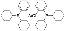 chlorobis(dicyclohexylphenylphosphine)gold(I)