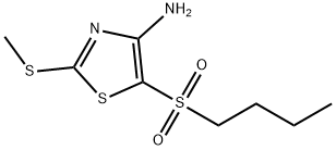 4-AMINO-5-BUTYLSULFONYL-2-METHYLTHIOTHIAZOLE