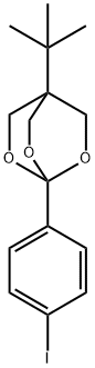 4-tert-butyl-1-(4-iodophenyl)-2,6,7-trioxabicyclo(2.2.2)octane