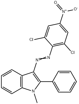 3-(2,6-dichloro-4-nitrophenylazo)-1-methyl-2-phenylindole