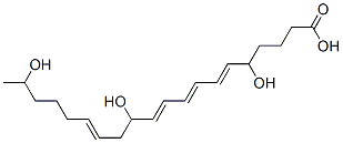 5,12,19-trihydroxy-6,8,10,14-eicosatetraenoic acid