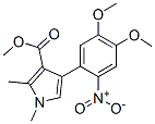 methyl 4-(4,5-dimethoxy-2-nitro-phenyl)-1,2-dimethyl-pyrrole-3-carboxy late