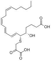 5S-羟基-6R-(S-(2-氧-3-硫代丙酰基))-7E,9E,11Z,14Z-二十碳四烯酸