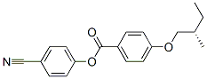 4-[(S)-2-Methylbutoxy]benzoic acid 4-cyanophenyl ester