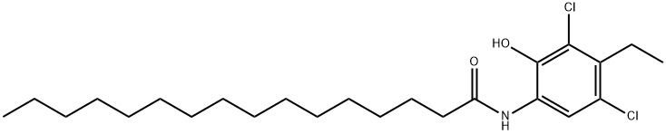 3′,5′-Dichlor-4′-ethyl-2′-hydroxy-hexadecananilid