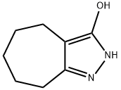 3-Cycloheptapyrazolol,  2,4,5,6,7,8-hexahydro-