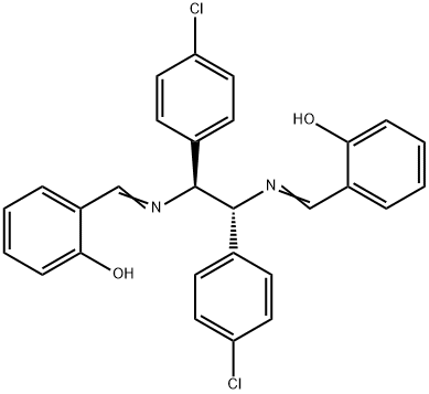 PHENOL, 2,2''-[[1,2-BIS(4-CHLOROPHENYL)1,2-ETHANEDIYL]BIS(NITRILOMETHYLIDYNE)]BIS- R,S