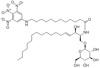 TRINITROPHENYLAMINOLAUROYL-*GLUCOCEREBRO SIDE