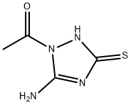 3H-1,2,4-Triazole-3-thione, 1-acetyl-5-amino-1,2-dihydro- (9CI)
