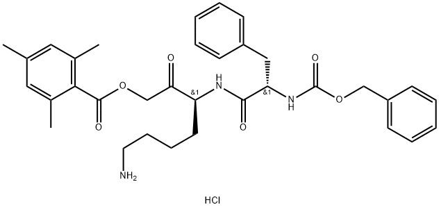Z-PHE-LYS-2,4,6-TRIMETHYLBENZOYLOXY-METHYLKETONE TFA
