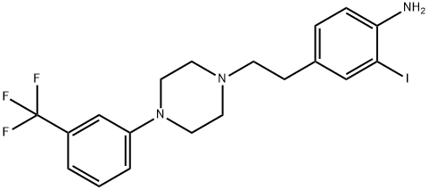 1-(2-(3-iodo-4-aminophenyl)ethyl)-4-(3-(trifluoromethyl)phenyl)piperazine
