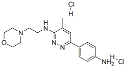 6-(4-aminophenyl)-4-methyl-N-(2-morpholin-4-ylethyl)pyridazin-3-amine dihydrochloride