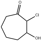 Cycloheptanone,  2-chloro-3-hydroxy-