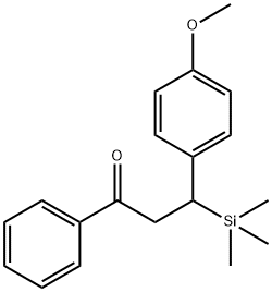 3-(4-Methoxyphenyl)-1-phenyl-3-(trimethylsilyl)-1-propanone