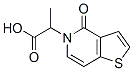 Thieno[3,2-c]pyridine-5(4H)-acetic  acid,  -alpha--methyl-4-oxo-