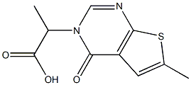 Thieno[2,3-d]pyrimidine-3(4H)-acetic  acid,  -alpha-,6-dimethyl-4-oxo-