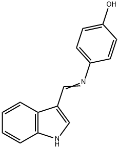 4-{[1-(1H-Indol-3-yl)-meth-(E)-ylidene]-amino}-phenol