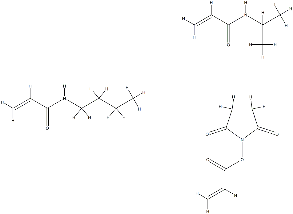 poly(N-isopropylacrylamide-N-n-butylacrylamide-N-acryloxysuccinimide)