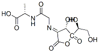 L-threo-3-Hexulosonic  acid,  2-[[2-[(1-carboxyethyl)amino]-2-oxoethyl]imino]-2-deoxy-,  -gamma--lactone,  (S)-  (9CI)