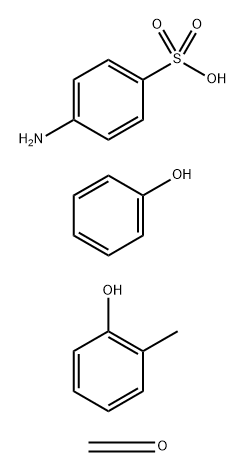 Benzenesulfonic acid, 4-amino-, polymer with formaldehyde, 2-methylphenol and phenol, bisulfited