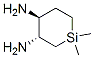 Silacyclohexane-3,4-diamine,  1,1-dimethyl-,  trans-  (9CI)