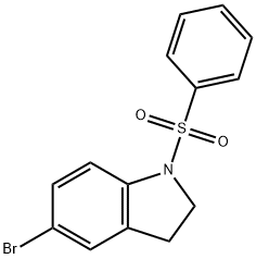 5-溴-1-苯磺酰基吲哚啉
