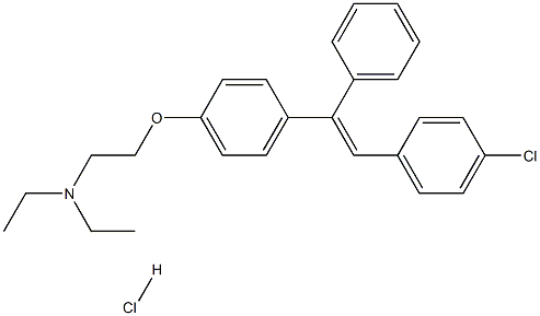Deschloro-4'-chloro CloMiphene Hydrochloride