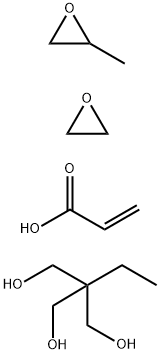Oxirane, methyl-, polymer with oxirane, ether with 2-ethyl-2-(hydroxymethyl)-1,3-propanediol (3:1), 2-propenoate