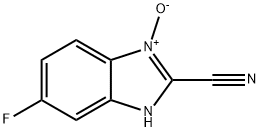 1H-Benzimidazole-2-carbonitrile,6-fluoro-,3-oxide(9CI)