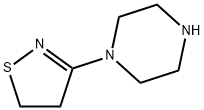 Piperazine, 1-(4,5-dihydro-3-isothiazolyl)- (9CI)