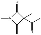 2-Azetidinone, 3-acetyl-1,3-dimethyl-4-methylene- (9CI)