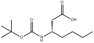 HEPTANOIC ACID, 3-[[(1,1-DIMETHYLETHOXY)CARBONYL]AMINO]-, (3S)-