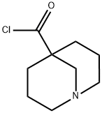 1-Azabicyclo[3.3.1]nonane-5-carbonyl chloride (9CI)