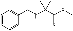 Cyclopropanecarboxylic acid, 1-[(phenylmethyl)amino]-, methyl ester (9CI)