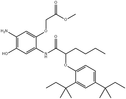 [5-Amino-2-[2-(2,4-di-tert-pentylphenoxy)hexanoylamino]-4-hydroxyphenoxy]acetic acid methyl ester