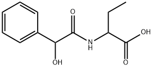 Butanoic  acid,  2-[(hydroxyphenylacetyl)amino]-  (9CI)