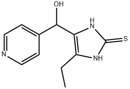 2H-Imidazole-2-thione,  4-ethyl-1,3-dihydro-5-(hydroxy-4-pyridinylmethyl)-