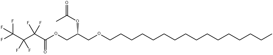 1-O-hexadecyl-2-O-acetyl-sn-glycero-3-heptafluorobutyrate