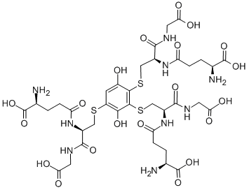2,3,5-(triglutathion-S-yl)hydroquinone