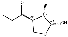 Ethanone, 2-fluoro-1-(tetrahydro-5-hydroxy-4-methyl-3-furanyl)-, (3alpha,4alpha,5alpha)- (9CI)