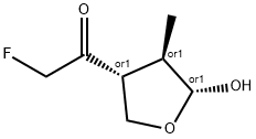 Ethanone, 2-fluoro-1-(tetrahydro-5-hydroxy-4-methyl-3-furanyl)-, (3alpha,4beta,5alpha)- (9CI)