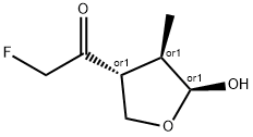 Ethanone, 2-fluoro-1-(tetrahydro-5-hydroxy-4-methyl-3-furanyl)-, (3alpha,4beta,5beta)- (9CI)