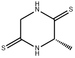 2,5-Piperazinedithione,  3-methyl-,  (S)-  (9CI)