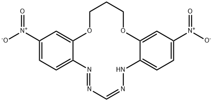 16,17-dihydro-2,12-dinitro-5H,15H-dibenzo b,1,11,4,5,7,8-dioxatetraazacyclotetradecine